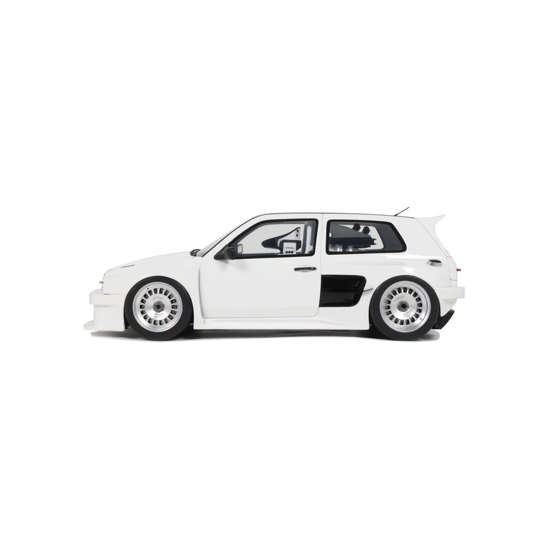 Chargez l&#39;image dans la visionneuse de la galerie, Volkswagen GOLF III KHYZYL SALEEM BLANC 2024 OTTOmobile 1:18
