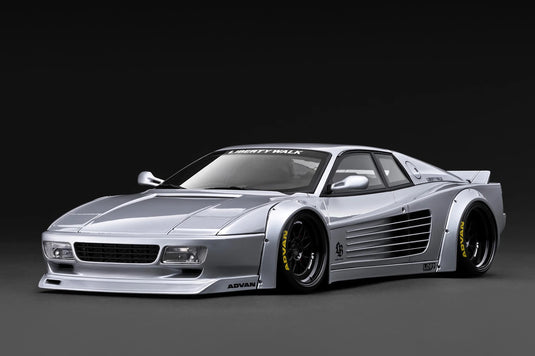 FERRARI LB-WORKS 512 ARGENTÉ IGNITION MODEL 1:18
