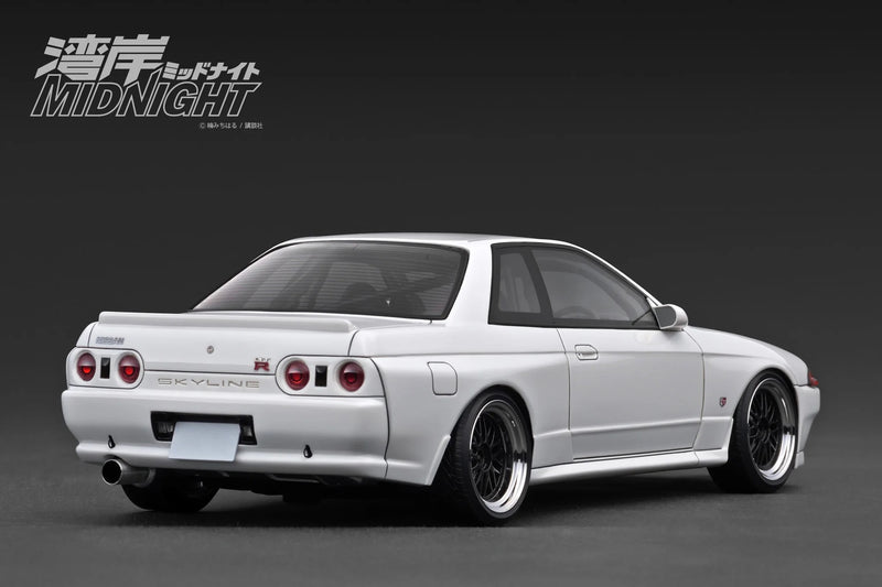 Chargez l&#39;image dans la visionneuse de la galerie, Nissan Skyline GT-R (R32) *MIDNIGHT Reina&#39;s R* Blanc IGNITION MODEL 1:18
