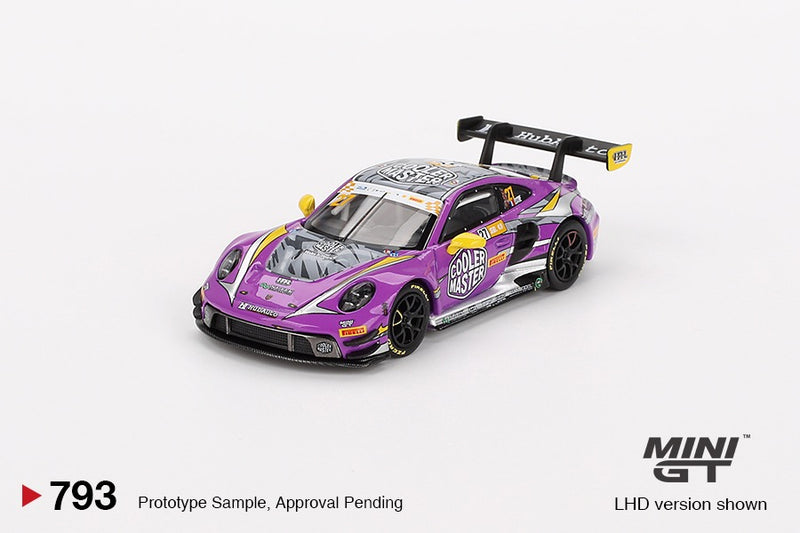 Chargez l'image dans la visionneuse de la galerie, PORSCHE 911 (992) GT3 R #27 HUBAUTO RACING 70TH MACAU GRAND PRIX 2023 MINI GT 1:64
