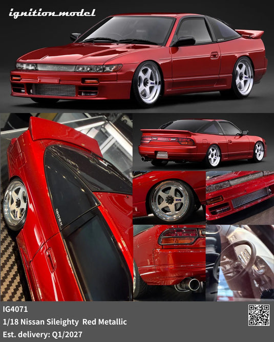NISSAN SILEIGHTY RED IGNITION MODEL 1:18