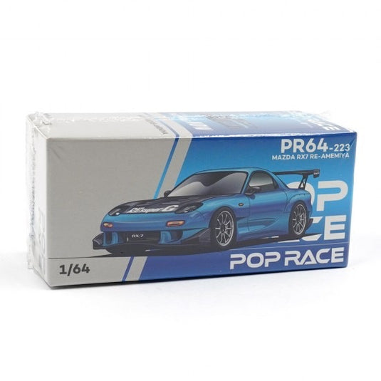 MAZDA RX7 RE-AMEMIYA WIDEBODY BLUE POP RACE 1:64