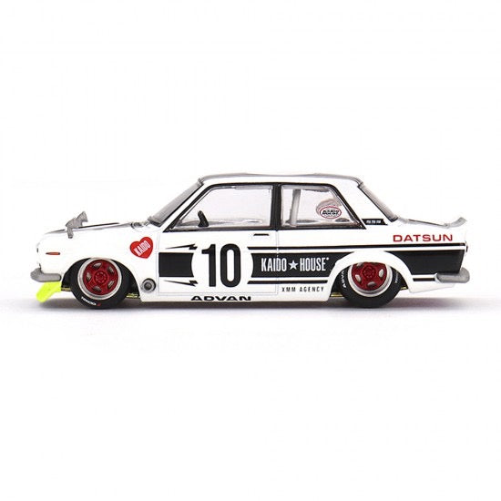 Chargez l&#39;image dans la visionneuse de la galerie, Datsun 510 STREET TEAM XMM V1 1969 Kaido*House MINI GT 1:64

