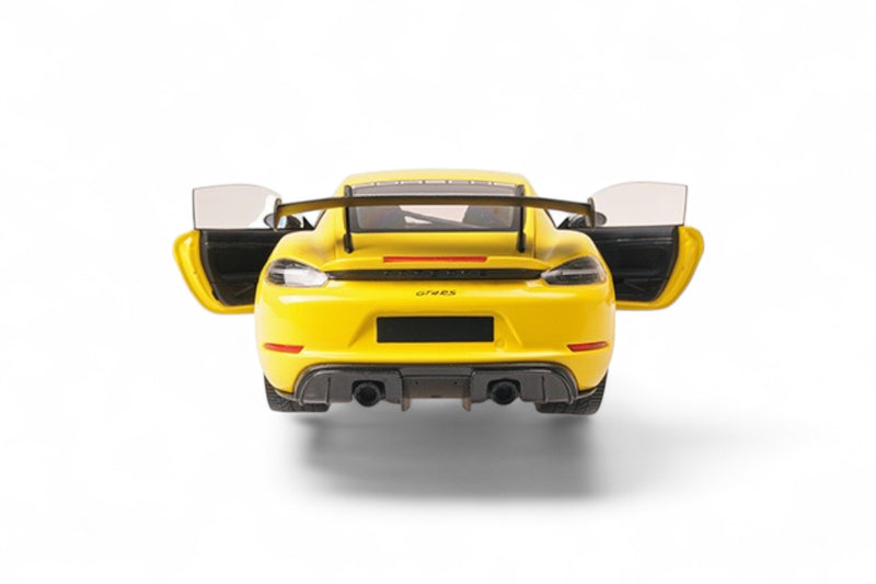 Chargez l'image dans la visionneuse de la galerie, Porsche CAYMAN GT4 RS – 2024 -JAUNE AVEC PACK WEISSACH MINICHAMPS 1:18
