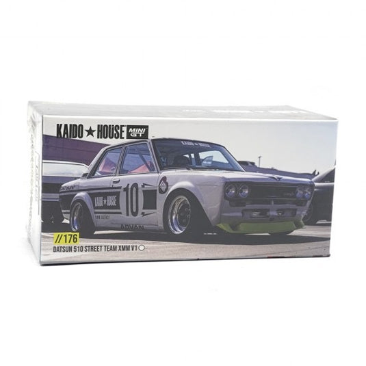 Datsun 510 STREET TEAM XMM V1 1969 Kaido*House MINI GT 1:64