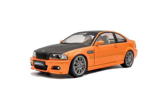 Bmw E46 M3 COUPE SOLIDO WORKS ORANGE 2000 SOLIDO 1:18