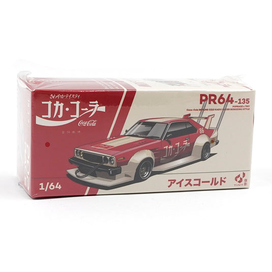 Nissan SKYLINE C210 Kaido Racer *Style Bosozoku* Coca-cola JP Rouge/Blanc POP RACE 1:64