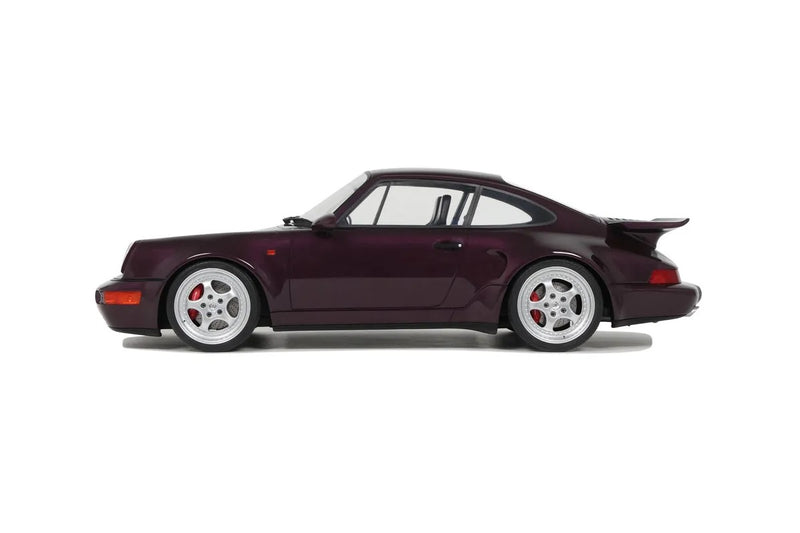 Laad de afbeelding in de Gallery-viewer, PORSCHE 911 (964) TURBO S PAARS 1992 GT SPIRIT 1:12

