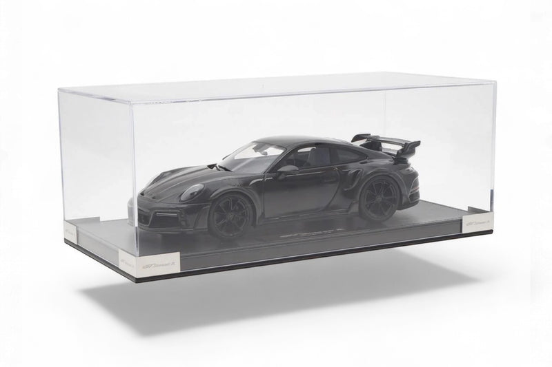 Laad de afbeelding in de Gallery-viewer, Porsche 911 (992) TECHART GTstreet R Zwart - Limited Edition 21 van 87 stuks - TECHART 1:18

