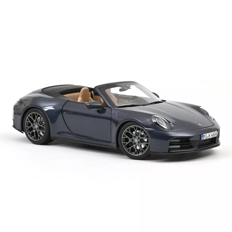 Chargez l'image dans la visionneuse de la galerie, PORSCHE 911 CARRERA CABRIOLET 2025 BLEU NOREV 1:18
