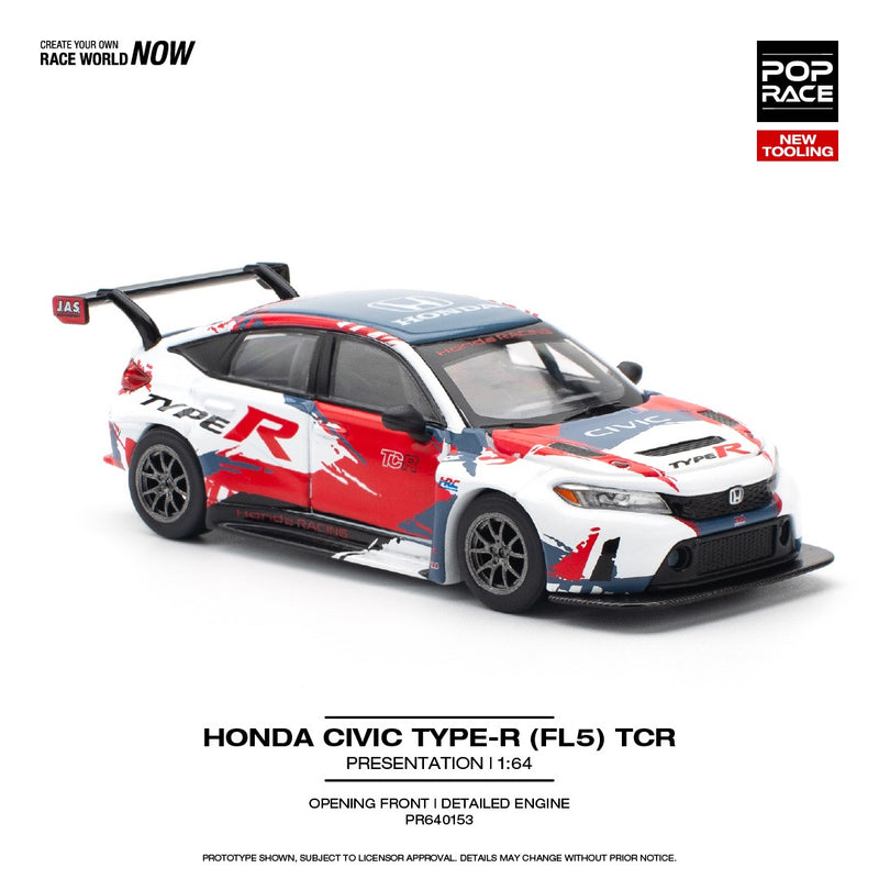 Load image into Gallery viewer, Honda CIVIC Type-R (FL5) TCR *Presentation* POP RACE 1:64
