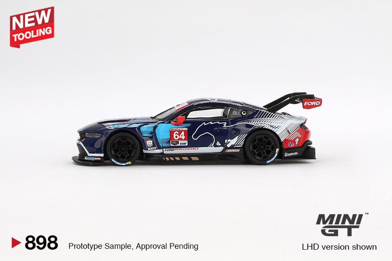 Chargez l&#39;image dans la visionneuse de la galerie, Ford MUSTANG GT3 #64 FORD MULTIMATIC MOTORSPORTS DAYTONA 24 HRS 2024 (LHD) MINI GT 1:64

