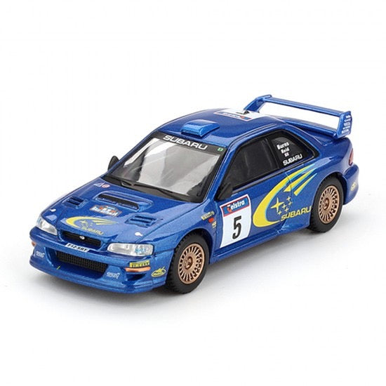 Laad de afbeelding in de Gallery-viewer, Subaru IMPREZA WRC99 RALLY AUSTRALIË WINNAAR #5 1999 (LHD) MINI GT 1:64
