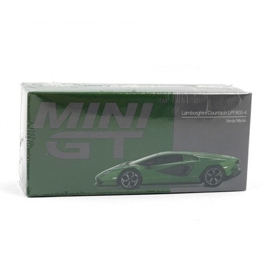 Laad de afbeelding in de Gallery-viewer, Lamborghini COUNTACH LPI 800-4 GROEN 2022 (LHD) MINI GT 1:64
