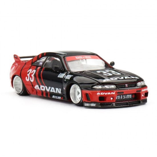 Load image into Gallery viewer, NISSAN SKYLINE GT-R (R33) ADVAN KAIDO*HOUSE MINI GT 1:64
