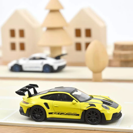 Porsche 911 GT3 RS 2022 Yellow/Black with Black Jet-car decals  NOREV 1:43