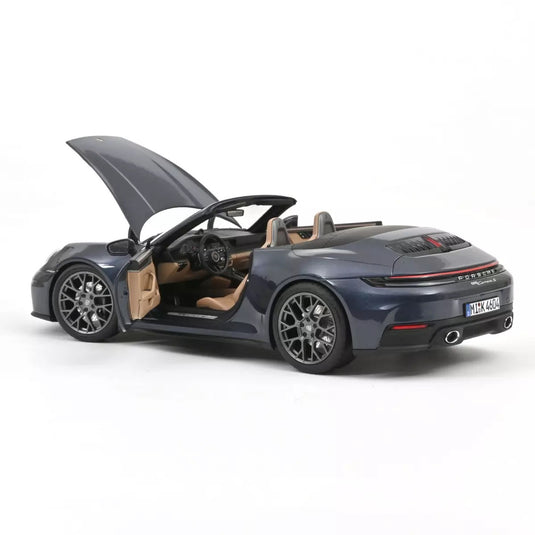 PORSCHE 911 CARRERA CABRIOLET 2025 BLEU NOREV 1:18