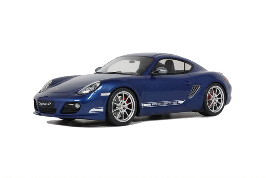 Porsche CAYMAN R AQUA BLUE METALLIC 2012 GT SPIRIT 1:18