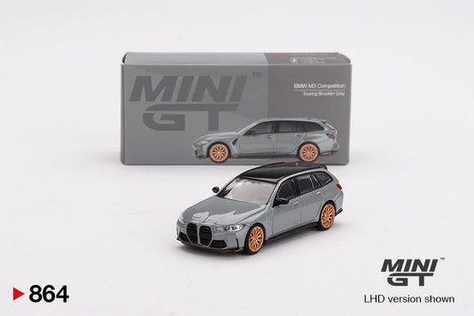 Bmw M3 TOURING (G81) COMPETITION BROOKLYN GRIJS 2024 (LHD) MINI GT 1:64
