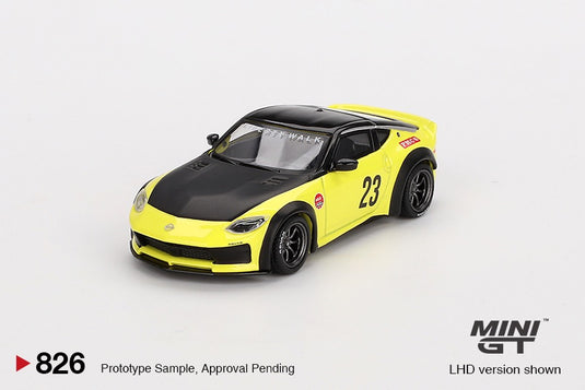 Nissan Z LB LB NATION WORKS IKAZUCHI GEEL 2024 (LHD) MINI GT 1:64