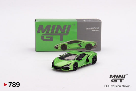Lamborghini REVUELTO 2024 Groen (LHD) MINI GT 1:64
