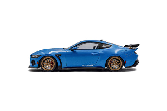 Ford SHELBY MUSTANG SUPER SNAKE GRABBER BLUE METALLIC 2025 SOLIDO 1:18