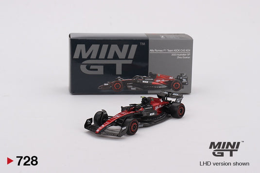 Alfa Romeo C43 #24 Zhou Guanyu 2023 F1 2023 Australian GP (LHD) MINI GT 1:64