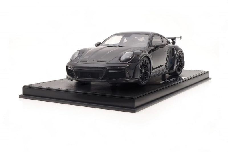 Laad de afbeelding in de Gallery-viewer, Porsche 911 (992) TECHART GTstreet R Zwart - Limited Edition 21 van 87 stuks - TECHART 1:18
