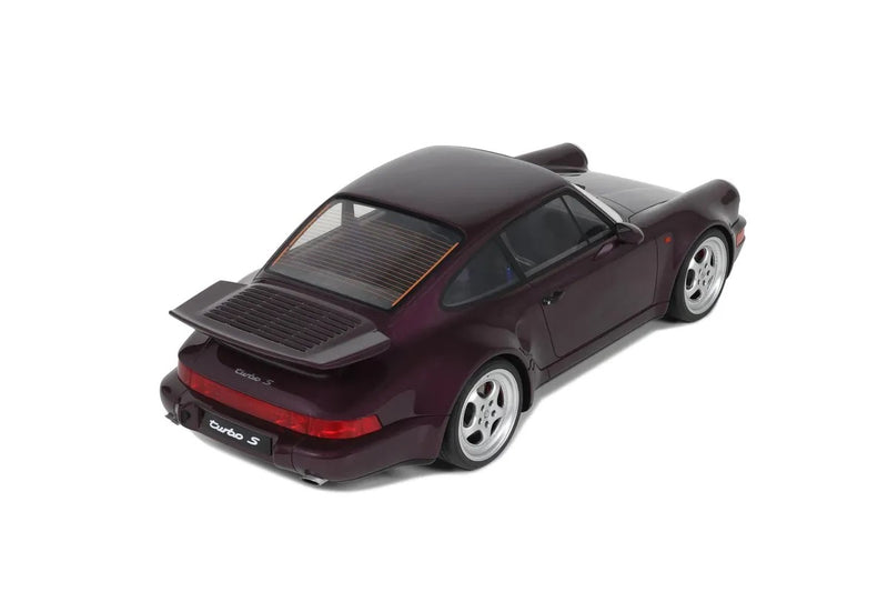 Laad de afbeelding in de Gallery-viewer, PORSCHE 911 (964) TURBO S PAARS 1992 GT SPIRIT 1:12
