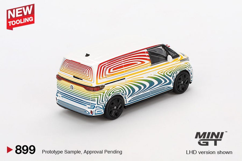 Load image into Gallery viewer, Volkswagen ID.BUZZ PROTOTYPE RAINBOW 2022 (LHD) MINI GT 1:64
