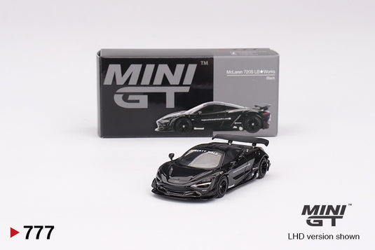McLAREN 720S NOIR 2023 (LHD) MINI GT 1:64