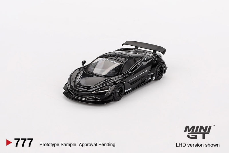 Chargez l&#39;image dans la visionneuse de la galerie, McLAREN 720S NOIR 2023 (LHD) MINI GT 1:64
