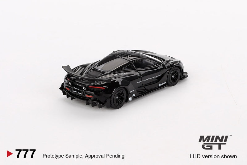 Chargez l&#39;image dans la visionneuse de la galerie, McLAREN 720S NOIR 2023 (LHD) MINI GT 1:64
