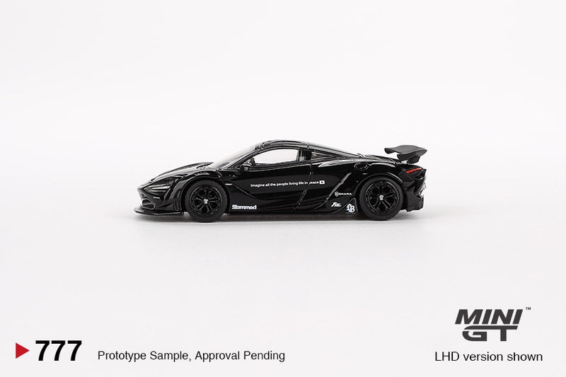 Chargez l&#39;image dans la visionneuse de la galerie, McLAREN 720S NOIR 2023 (LHD) MINI GT 1:64
