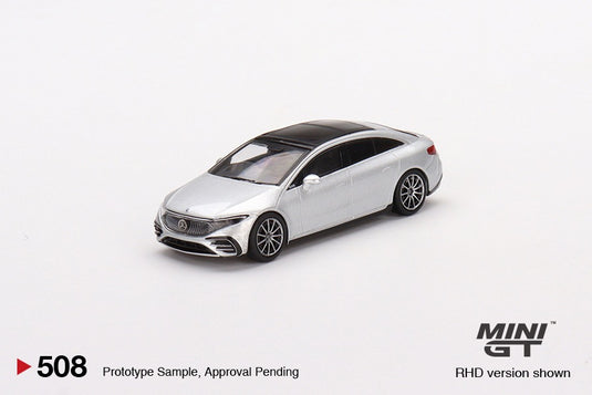 MERCEDES-BENZ EQS 580 4MATIC ARGENTÉ MINI GT 1:64