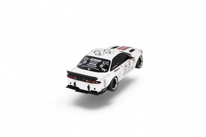 Load image into Gallery viewer, Nissan SILVIA S14 BOSS ROCKET BUNNY WHITE 2024 OTTOmobile 1:18
