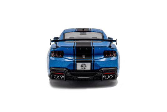 Ford SHELBY MUSTANG SUPER SNAKE GRABBER BLUE METALLIC 2025 SOLIDO 1:18