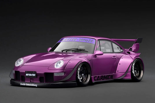 Porsche RWB 993 Violet IGNITION MODEL 1:18