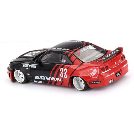 NISSAN SKYLINE GT-R (R33) ADVAN KAIDO*HOUSE MINI GT 1:64