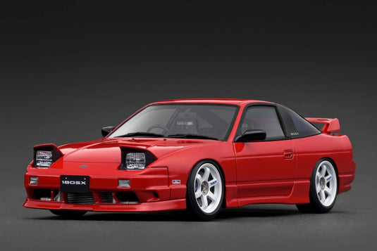 Nissan 180SX TYPE X (RPS13) Red IGNITION MODEL 1:18