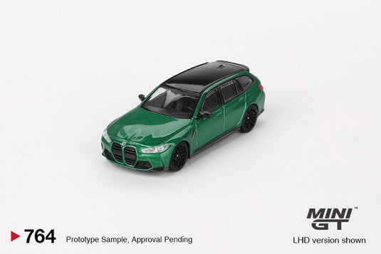 Bmw M3 TOURING (G81) COMPETITION ISLE OF MAN GROEN 2022 (LHD) MINI GT 1:64