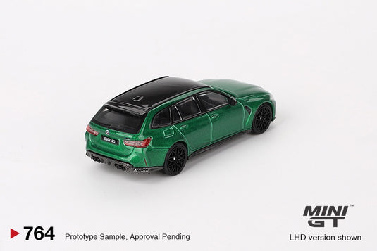 Bmw M3 TOURING (G81) COMPETITION ISLE OF MAN GROEN 2022 (LHD) MINI GT 1:64