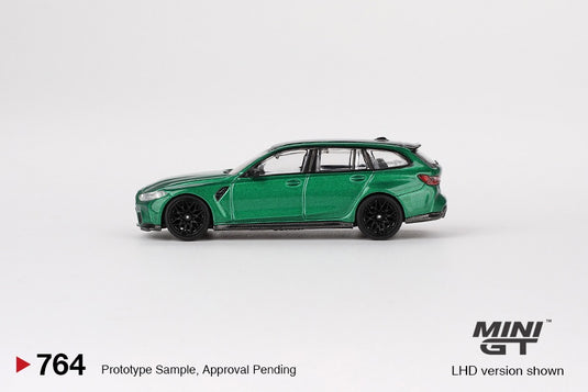 Bmw M3 TOURING (G81) COMPETITION ISLE OF MAN GROEN 2022 (LHD) MINI GT 1:64