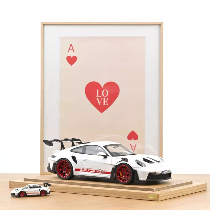 Load image into Gallery viewer, Porsche 911 GT3 RS 2022 White/Red NOREV 1:12
