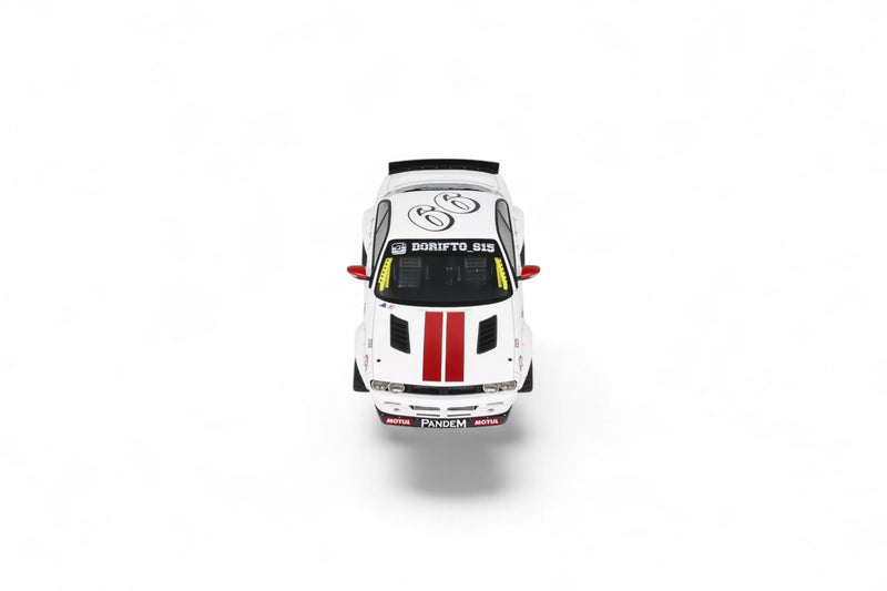 Load image into Gallery viewer, Nissan SILVIA S14 BOSS ROCKET BUNNY WHITE 2024 OTTOmobile 1:18
