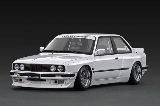 Bmw E30 PANDEM White IGNITION MODEL 1:18