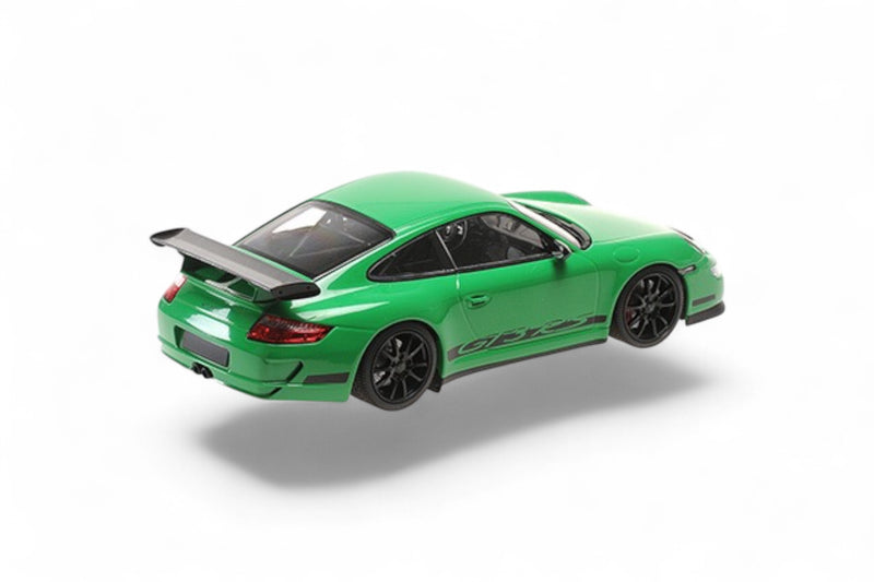 Laad de afbeelding in de Gallery-viewer, Porsche 911 (997.1) GT3 RS 2007 GROEN MINICHAMPS 1:18
