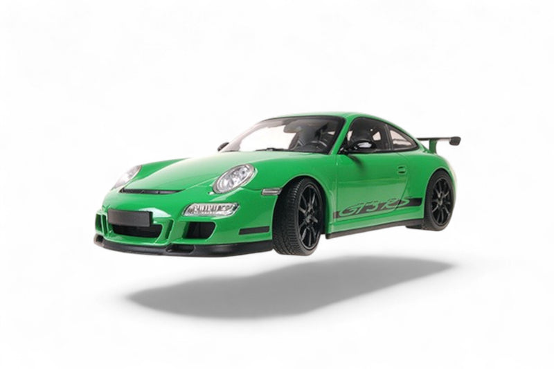 Laad de afbeelding in de Gallery-viewer, Porsche 911 (997.1) GT3 RS 2007 GROEN MINICHAMPS 1:18
