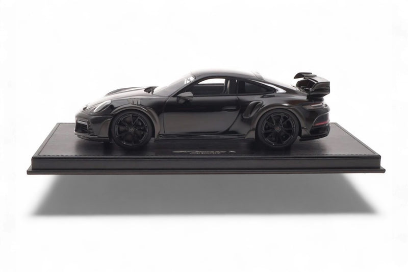 Laad de afbeelding in de Gallery-viewer, Porsche 911 (992) TECHART GTstreet R Zwart - Limited Edition 21 van 87 stuks - TECHART 1:18
