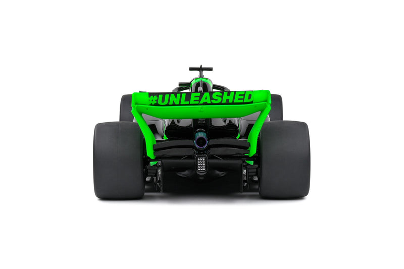 Chargez l&#39;image dans la visionneuse de la galerie, Kick SAUBER C44 SHOWCAR VERSION NOIR / VERT 2024 SOLIDO 1:18
